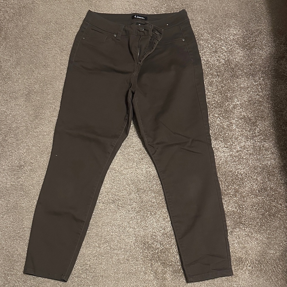 D jeans - brown skinny jeans - size 10